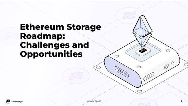 Ethereum Storage Roadmap: Challenges and Opportunities